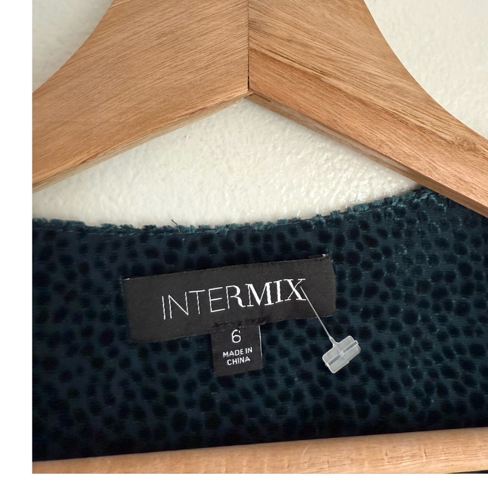 Intermix Brooke Burnout Dress in Green - Picture 8 of 9